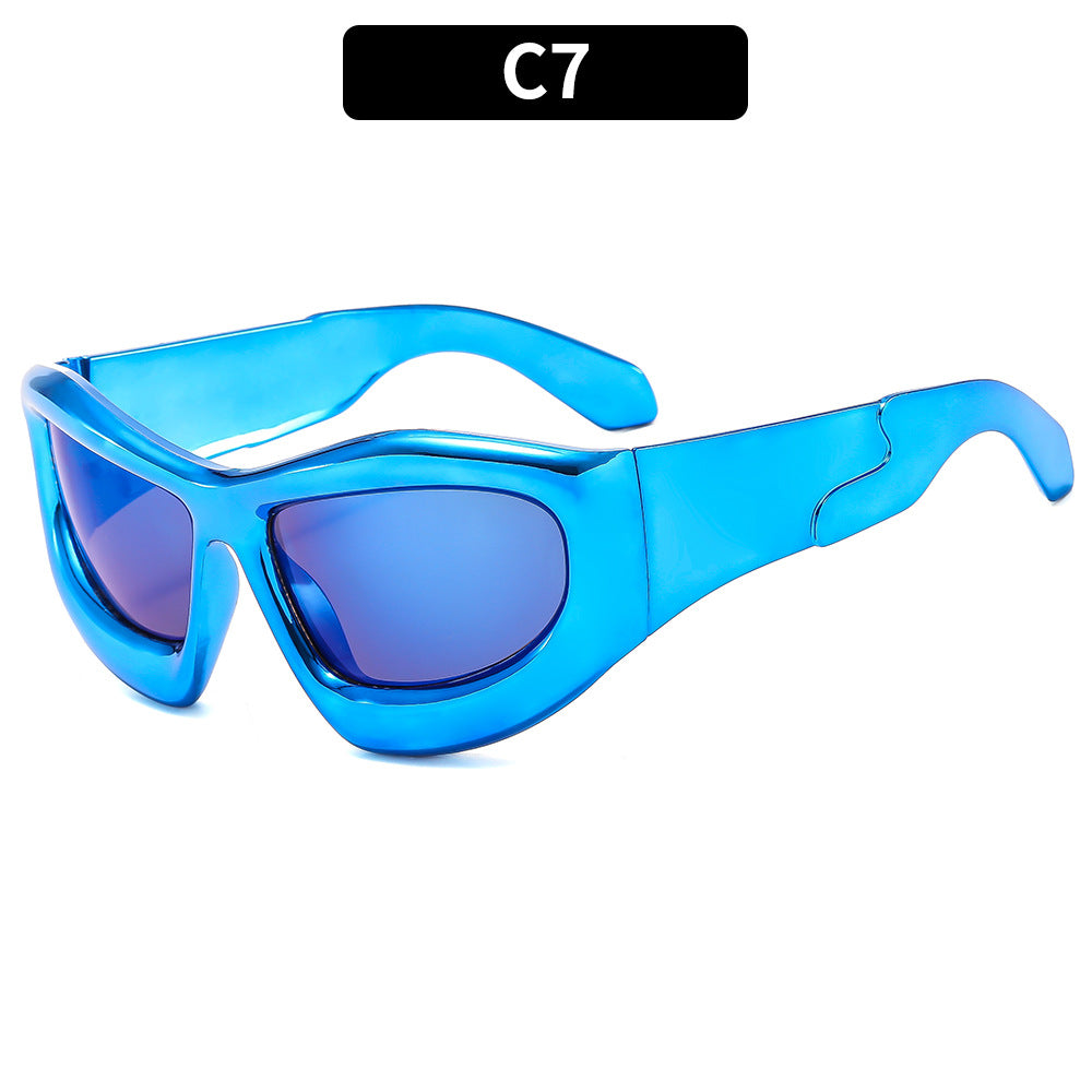 Futuristische Sport Schild Sonnenbrille