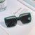 Damen quadratische Sonnenbrille mit schützendem UV-Schutz und modernem Design Brehn