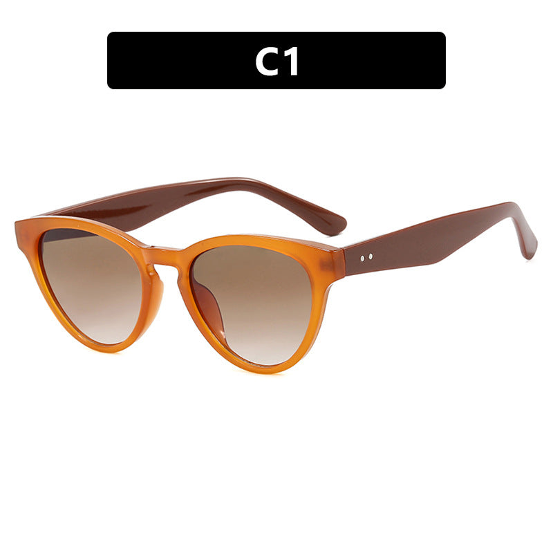 Damen Cat-Eye Sonnenbrille mit UV-Schutz und modischem Rahmen Brehn