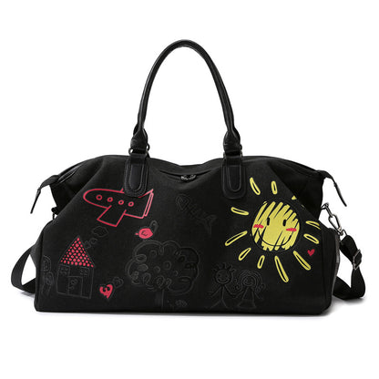 Künstlerischer Druck Reise Duffle Bag Brehn