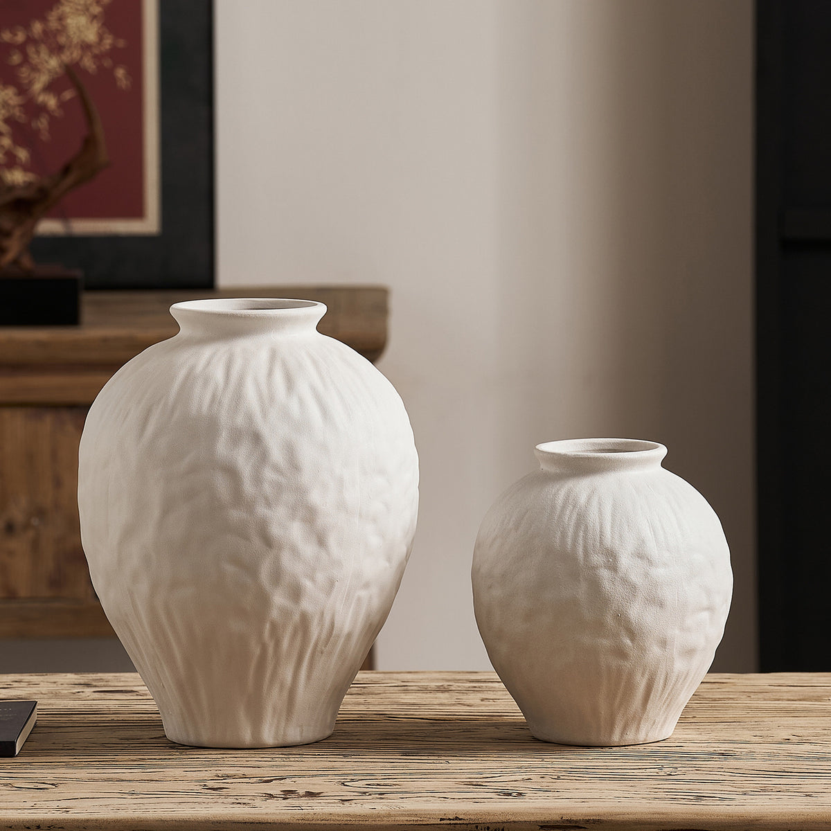 Elegante Keramikvase mit Struktur Brehn