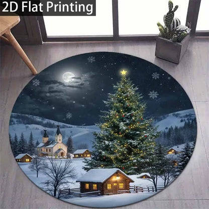 3D Weihnachtsmuster Teppich