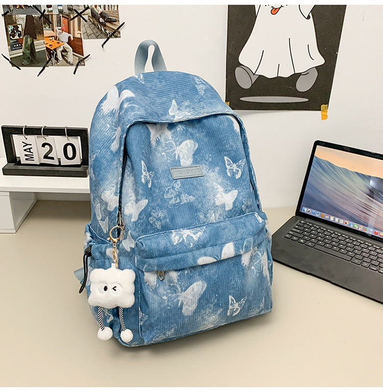 Cordura Schmetterlingsdruck Schulranzen