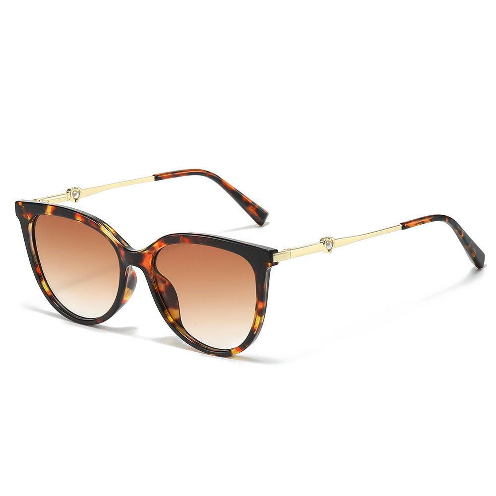 Stylische Übergroße Schmetterlingssonnenbrille Brehn