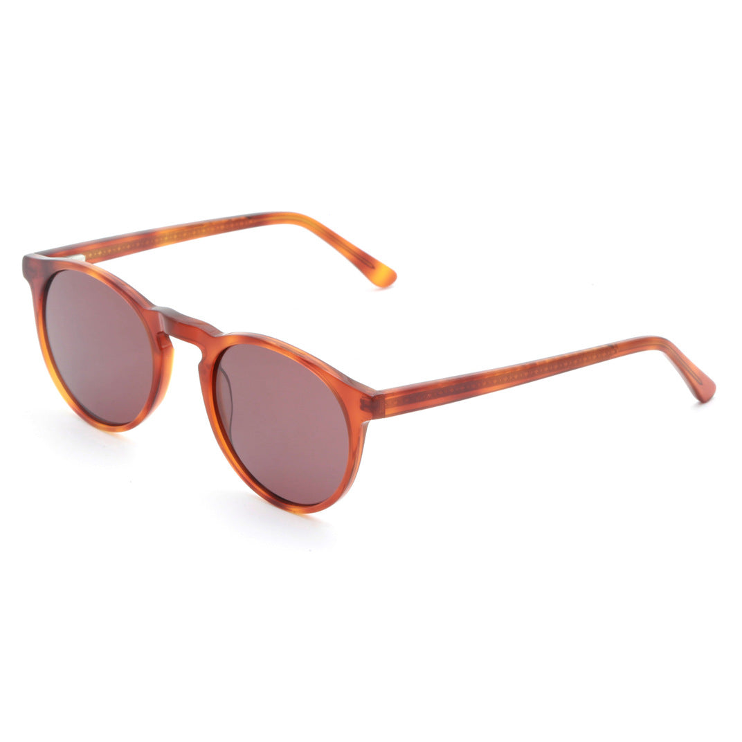 Damen umfangreiche Sonnenbrille mit transparentem Rahmen Brehn