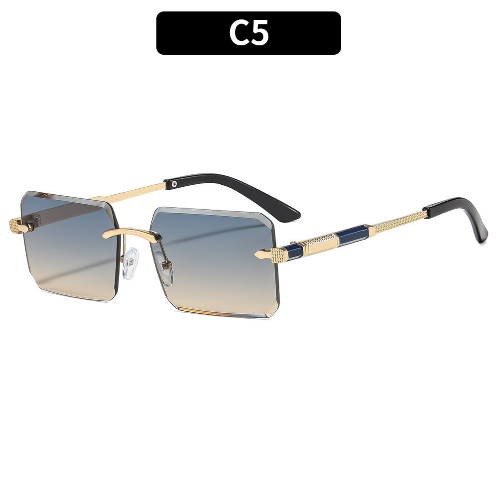 Luxus Geometrische Sonnenbrille