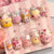 Verspieltes Cartoon-Charakter-Nagelkunst-Set Brehn