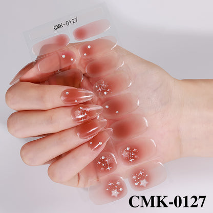 Elegante Ombre-Nagelsticker