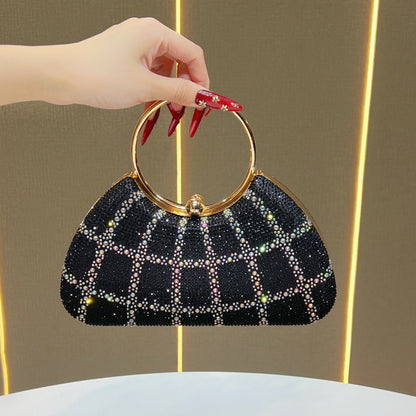Rhinestone-besetzte Abendhandtasche