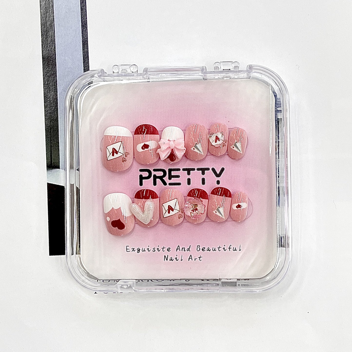 Dekoratives Press-On Nagelset Brehn