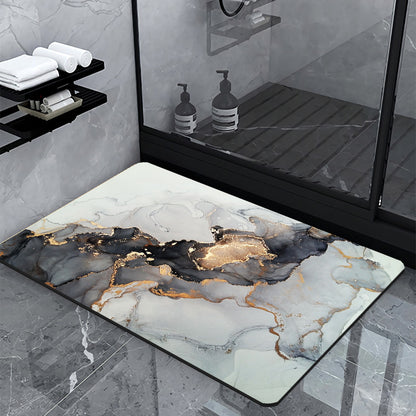 Luxus Marmor-Effekt Badematte Brehn