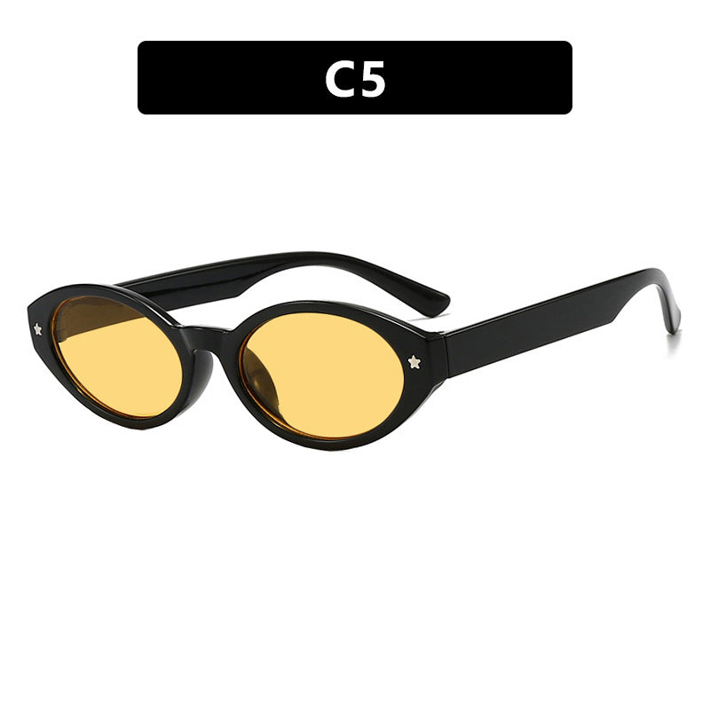 Damen Cat-Eye Sonnenbrille mit elegantem Tragetaschen-Design Brehn