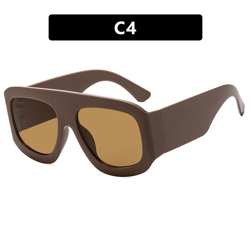Damen modische Oversized Sonnenbrille mit markantem Design Brehn