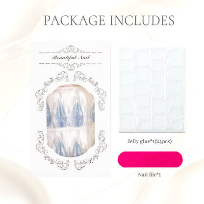 Premium Glitter Gel Nagelspitzen