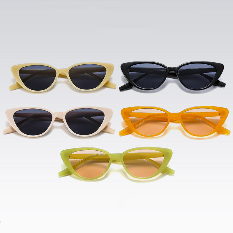 Damen Cat-Eye Sonnenbrille mit modernem extremen Rahmen Brehn