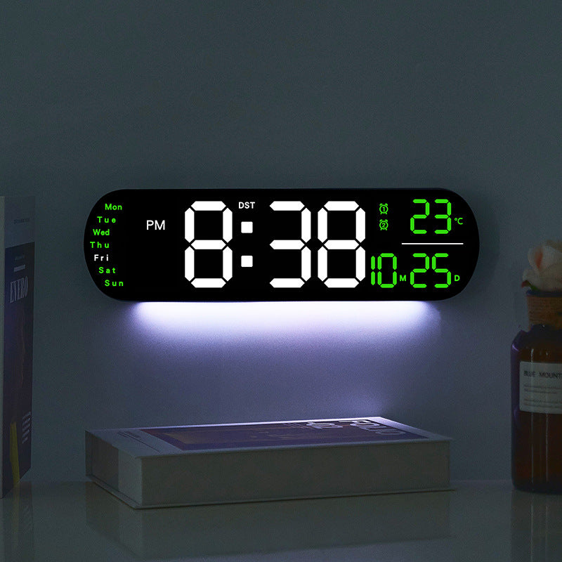 Digitaler LED-Wecker mit großem Display und Temperaturanzeige Brehn