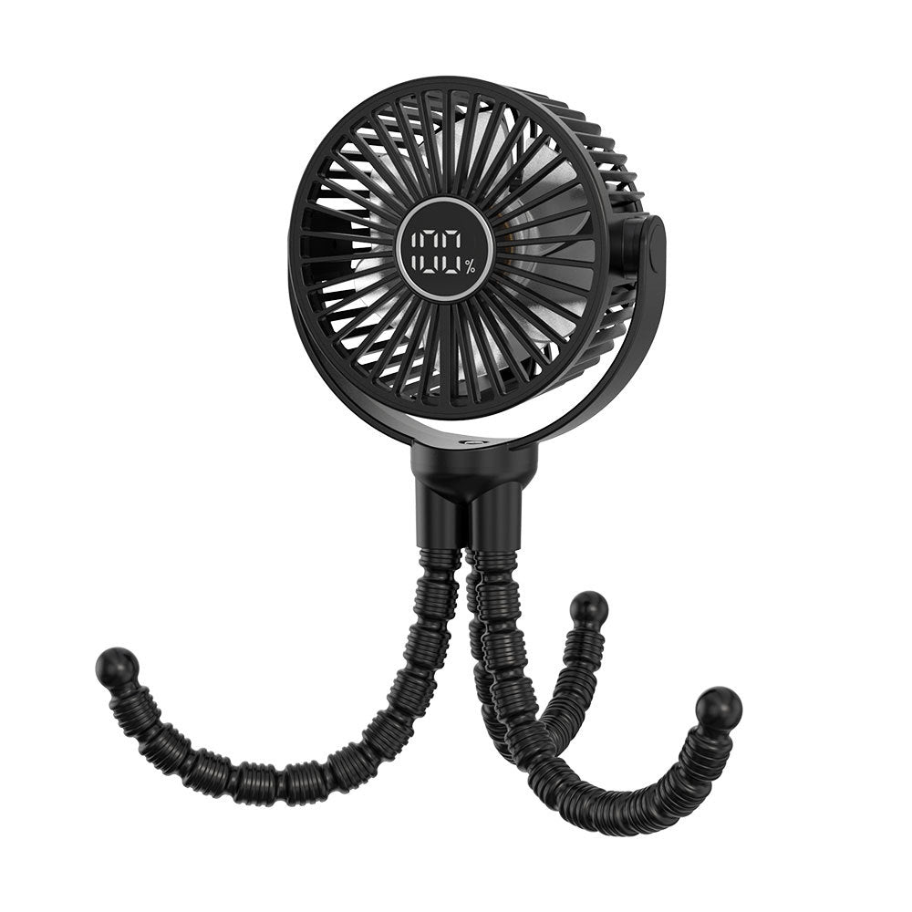 Unisex Flexible Arm Portable Fan Brehn