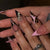 Stylisches Stiletto Press-On Nagelkunst-Set Brehn