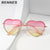 Damen Herzförmige Sonnenbrille mit stylishen Gläsern Brehn