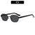 Upscale Geometrische Quadratische Sonnenbrille