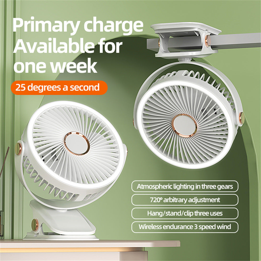 Unisex Vielseitiger Clip-On Tischventilator Brehn