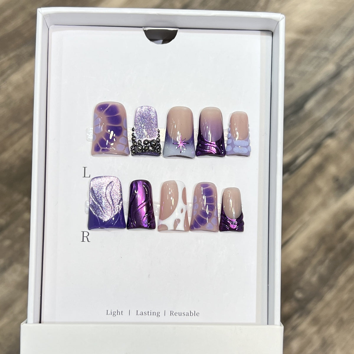 Verspielt Cartoon-Themen Press-On Nagelset Brehn