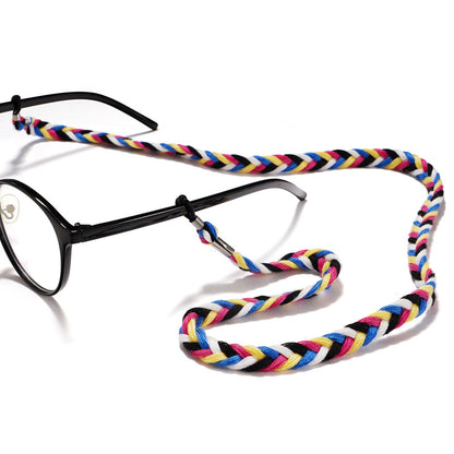 Bunte Geflochtene Brillenband Brehn