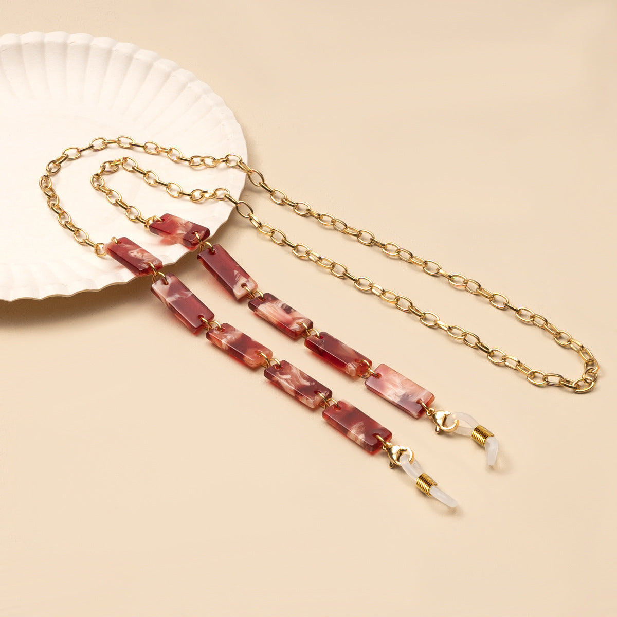 Designer Perlen-Brillenband Brehn