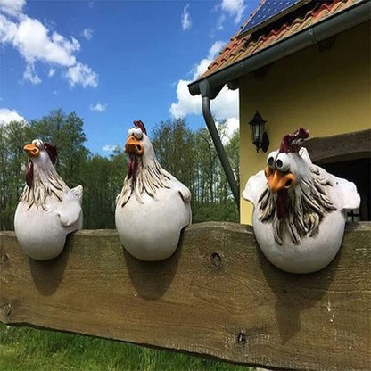 Dekorative Hühner Schmuckfigur Brehn