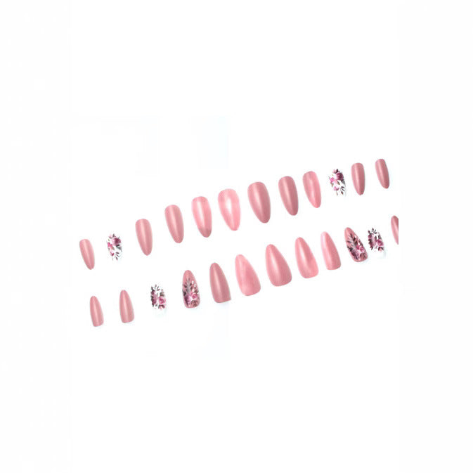Elegantes Blumen-Nageldesign Brehn
