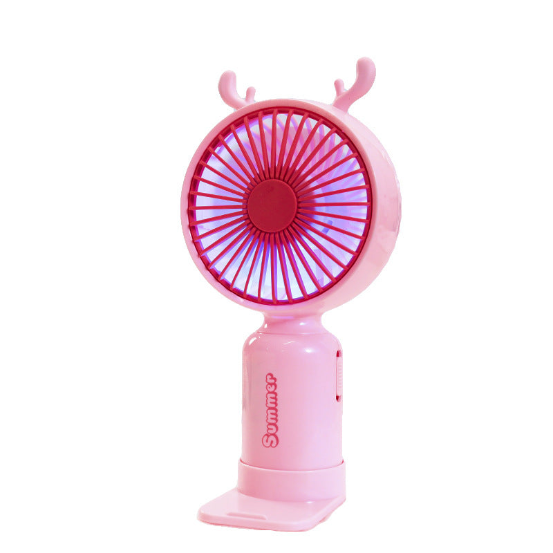 Damen Tragbarer LED-Handventilator im kreativen Tierdesign Brehn
