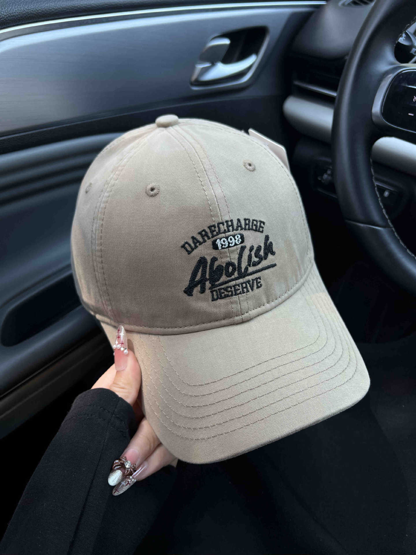 Herren Casual Abgenutzte Grafik Cap Brehn