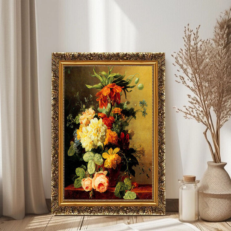 Vintage Blumen Kunstwerk