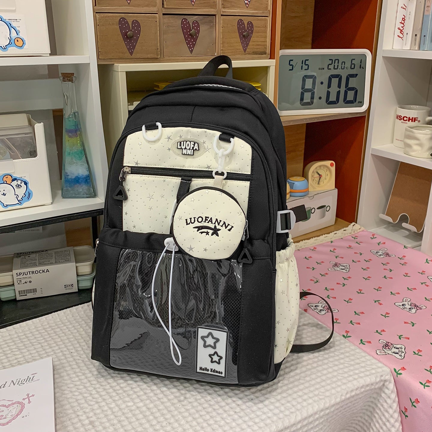 Multi-Taschen Funktionaler Schulrucksack