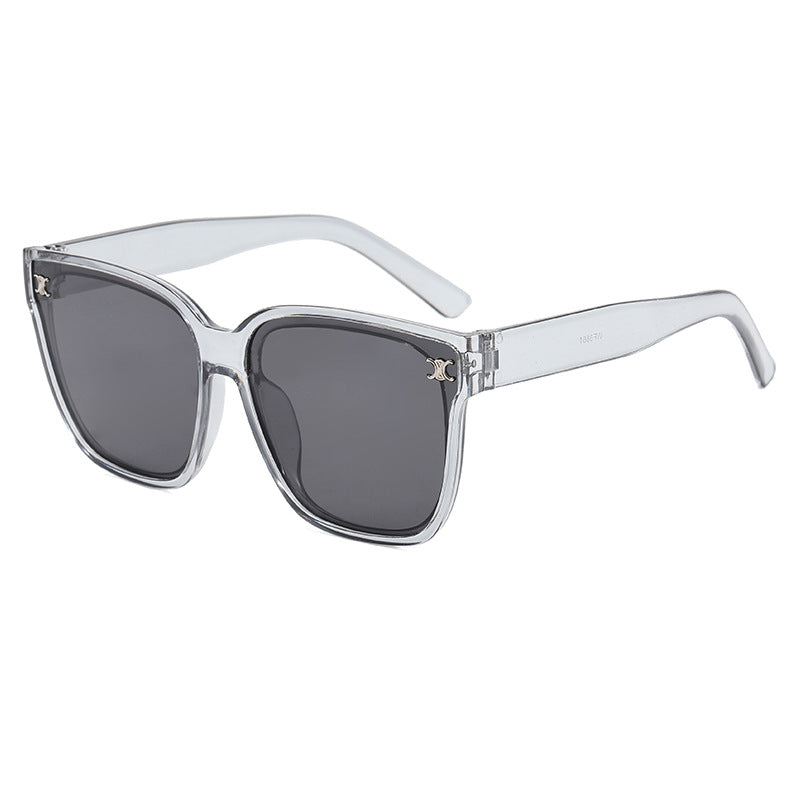 Damen Modische oversized Sonnenbrille mit rautenförmigen Gläsern Brehn
