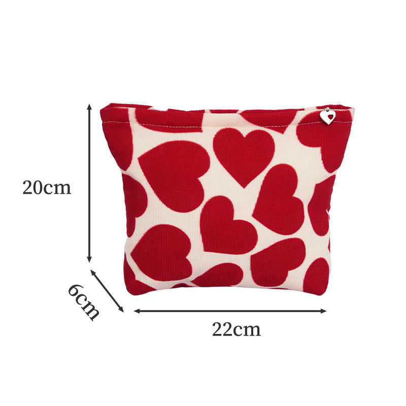 Herz Muster Make-up Tasche Brehn