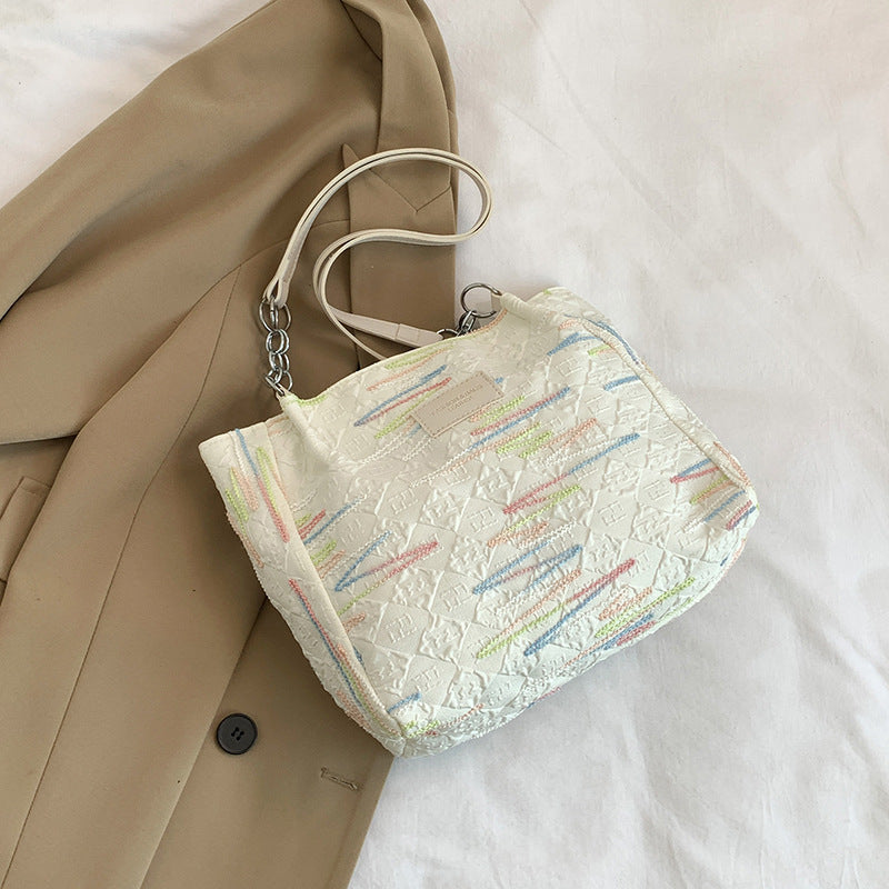 Bunte gestickte Hobo Tasche Brehn
