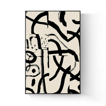 Abstrakte Geometrische Wandkunst Leinwand