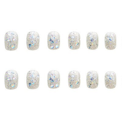 Glitzerndes Gel Aufklebe-Nagelset Brehn