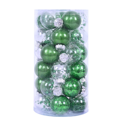 Dekorative Glitzer Weihnachtsornamente Brehn