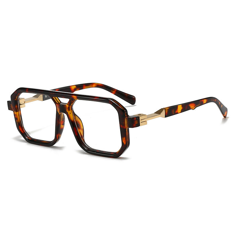 Damen stilvolle oversized Sonnenbrille mit geometrischem Rahmen Brehn