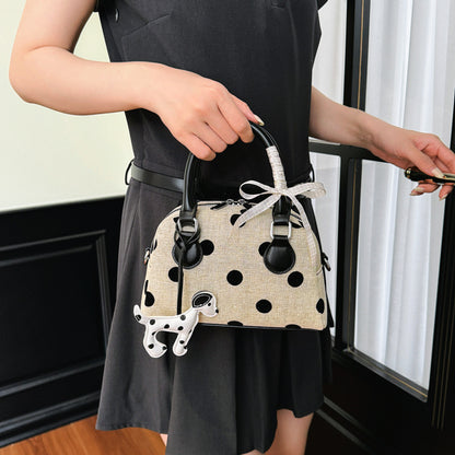 Verspielte Polka-Dot-Mini-Handtasche Brehn
