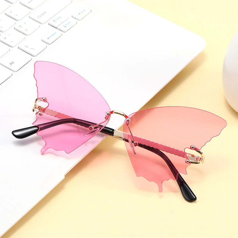 Damen extravagante Schmetterlings-Sonnenbrille Brehn