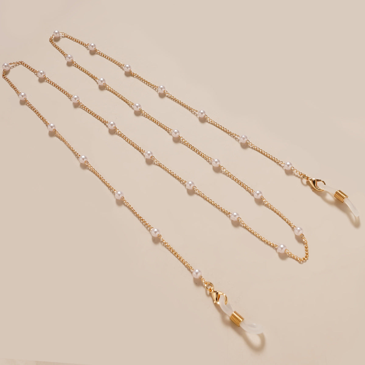 Chic Perlen Brillen Kette Brehn