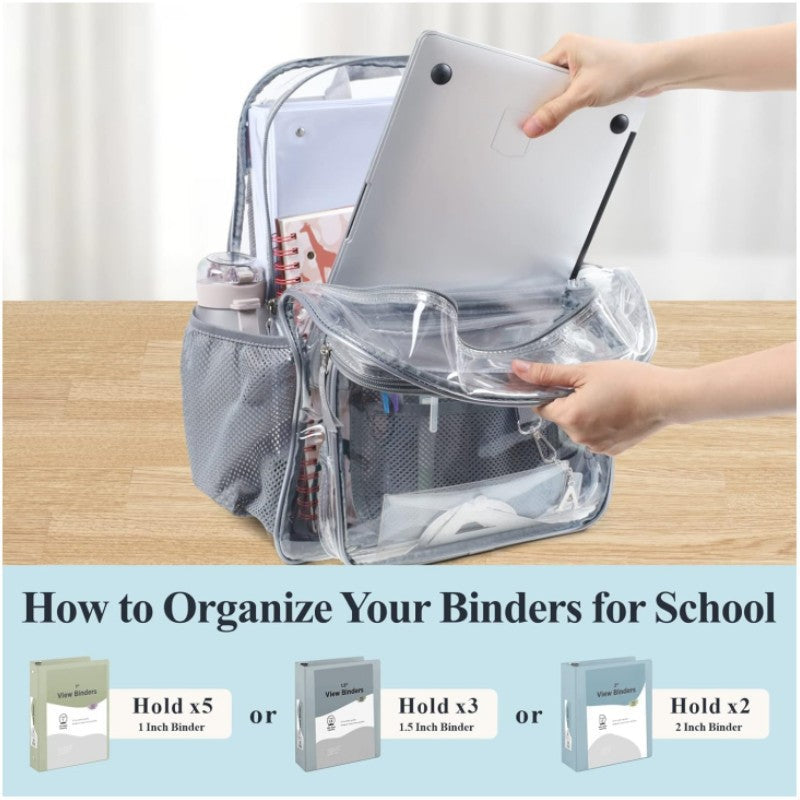 Transparenter Freizeit-Rucksack Brehn