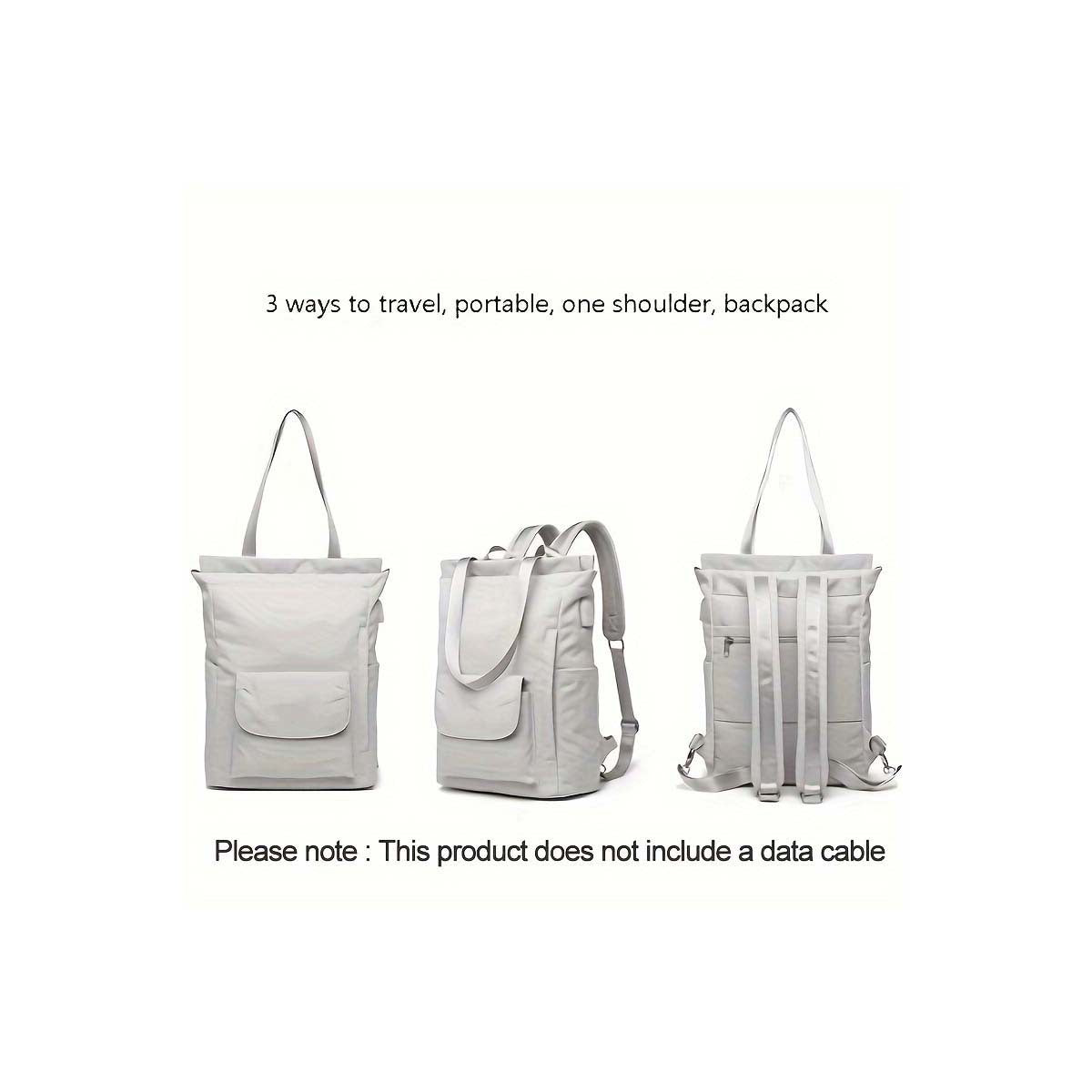 Unisex Multifunktionaler Rucksack mit gepolstertem Laptopfach und seitlichem Zugang Brehn