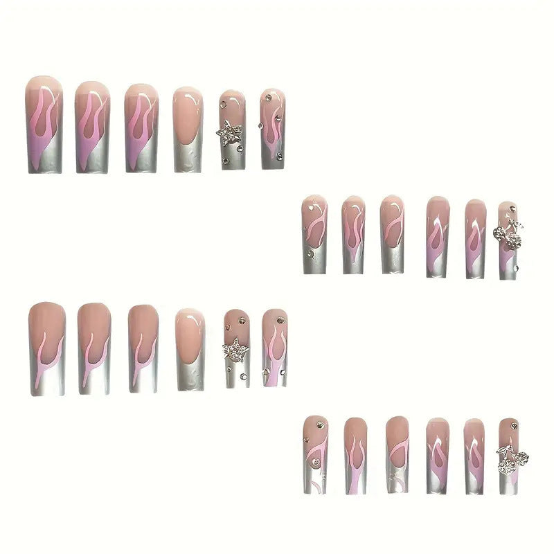 Künstlerisches Acryl-Nageldesign Brehn