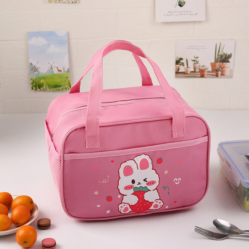 Süße Bären-Motiv isolierte Lunch Tasche Brehn