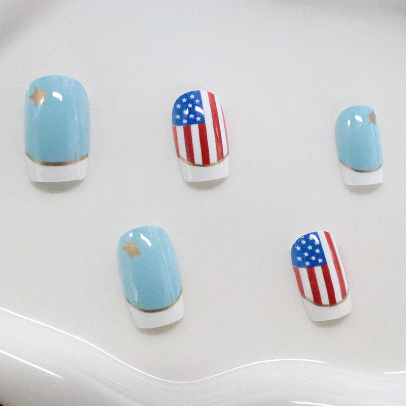Patriotische Nagelkunst Brehn