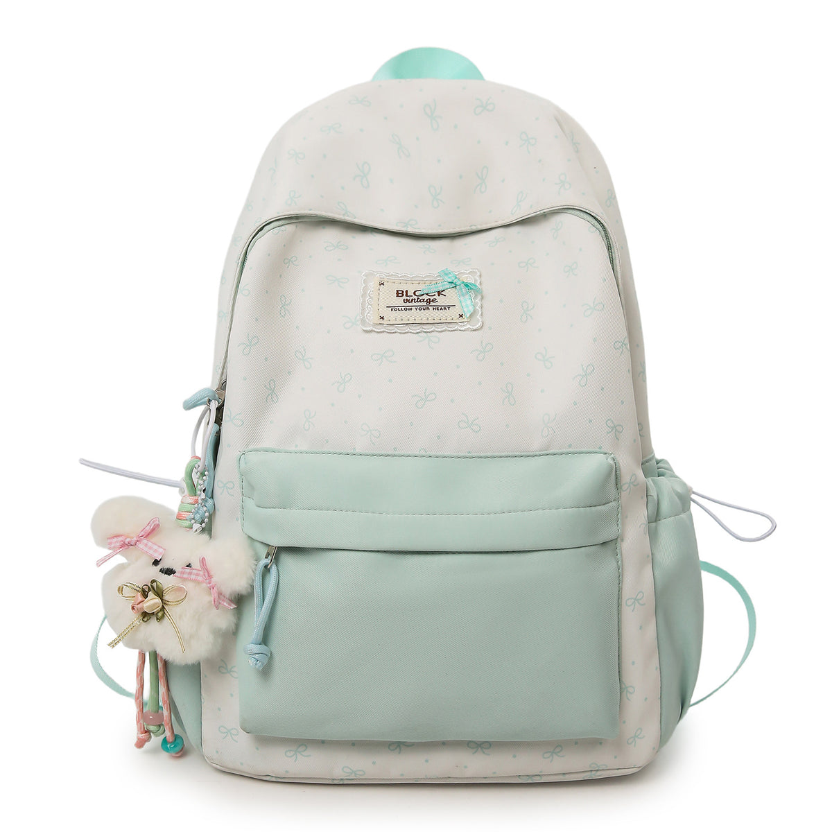 Stylische bedruckte Rucksack mit lustigen Charakterakzenten Brehn